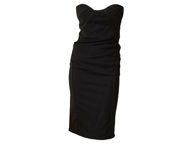 Dsquared2 Schwarzes Wollkleid - Ansicht 2