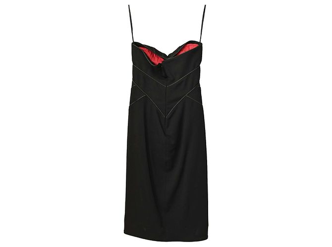 Dsquared2 Schwarzes Wollkleid - Ansicht 3