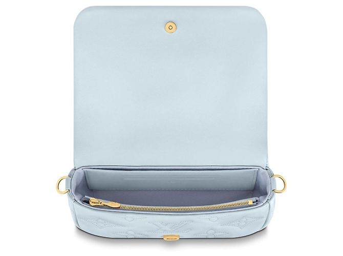 Louis Vuitton Portafoglio LV su tracolla Bubblegram Blu - vista 2