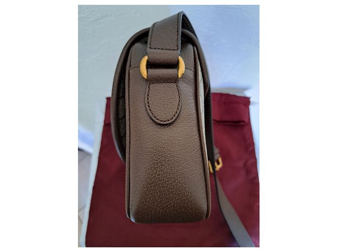 Borsa a mano Gucci Ophidia tela GG Supreme marrone - vista 8