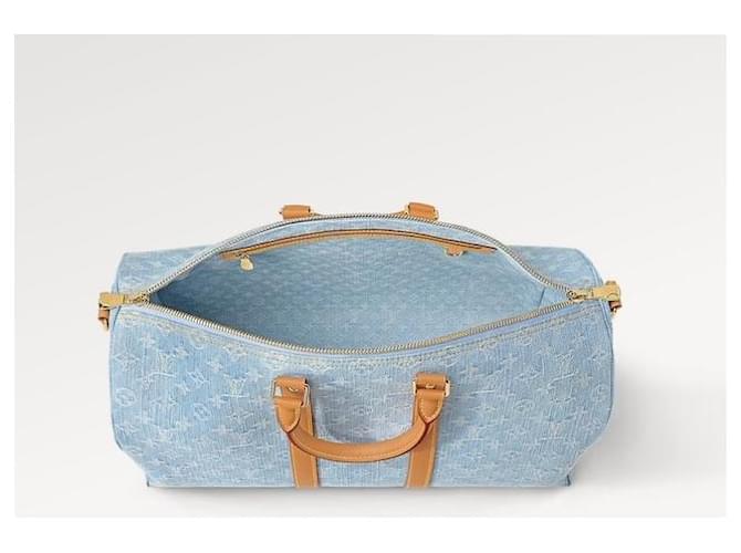 Louis Vuitton LV Keepall Denim blu 45 nuovo - vista 2