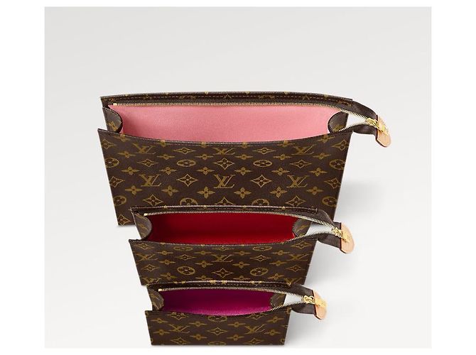 Louis Vuitton LV Trio Pochette da toeletta nuove Marrone - vista 2