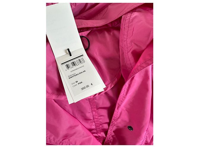 Chaqueta impermeable rosa Isabel Marant Etoile - vista 3
