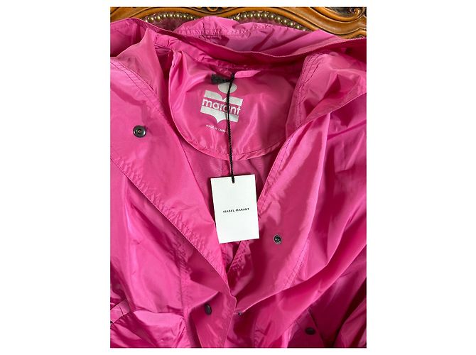 Chaqueta impermeable rosa Isabel Marant Etoile - vista 8