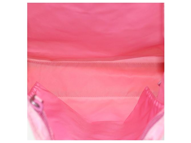 PRADA Hand Bag Nylon Pink Auth yk11651 - view 11