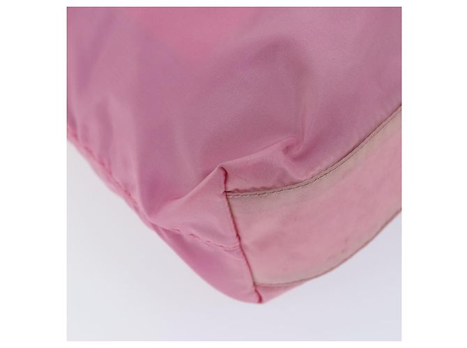 PRADA Hand Bag Nylon Pink Auth yk11651 - view 14