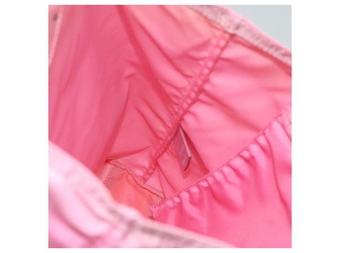 PRADA Hand Bag Nylon Pink Auth yk11651 - view 17