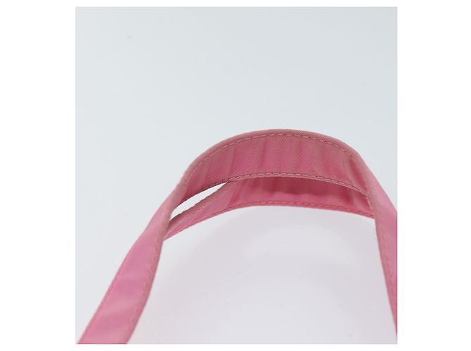 PRADA Hand Bag Nylon Pink Auth yk11651 - view 8