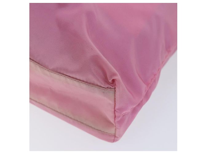 PRADA Hand Bag Nylon Pink Auth yk11651 - view 9