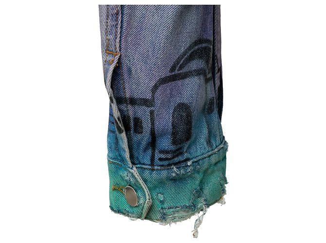 Amiri Distressed 'Hollywood' Denim Jacket Multiple colors - view 10