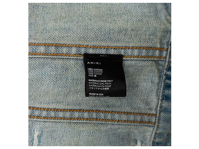 Amiri Distressed 'Hollywood' Denim Jacket Multiple colors - view 12