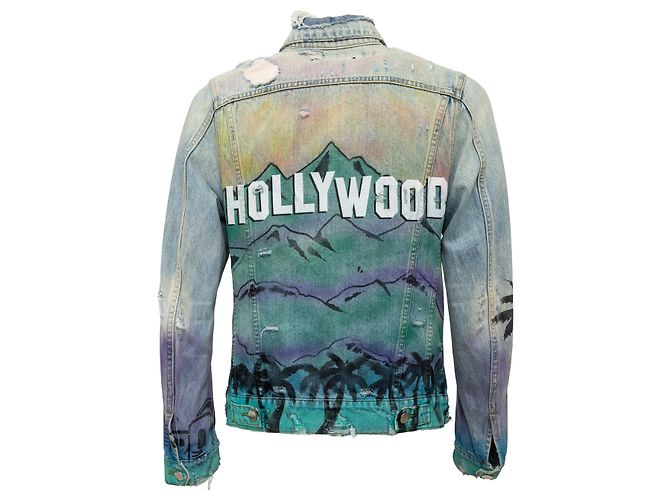 Amiri Distressed 'Hollywood' Denim Jacket Multiple colors - view 3
