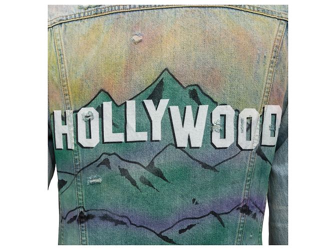 Amiri Distressed 'Hollywood' Denim Jacket Multiple colors - view 6