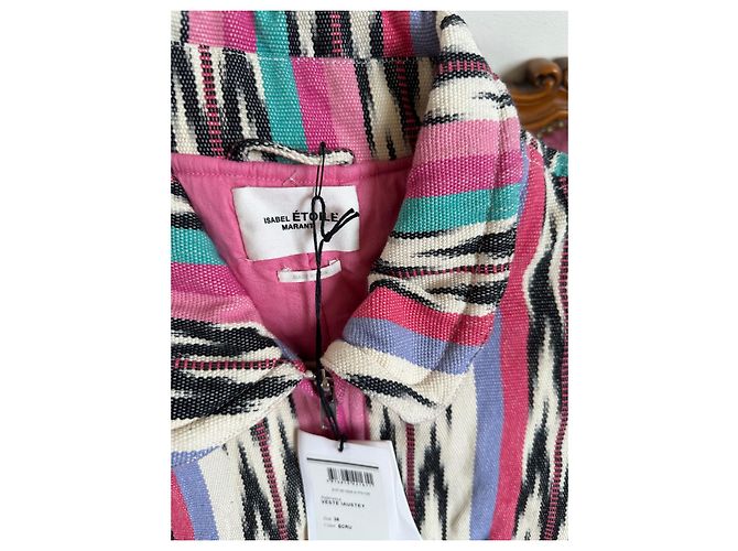 Giacca multicolore Isabel Marant Etoile Yaustei - vista 5