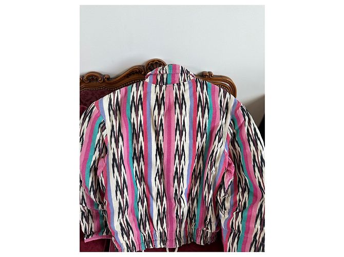 Giacca multicolore Isabel Marant Etoile Yaustei - vista 7