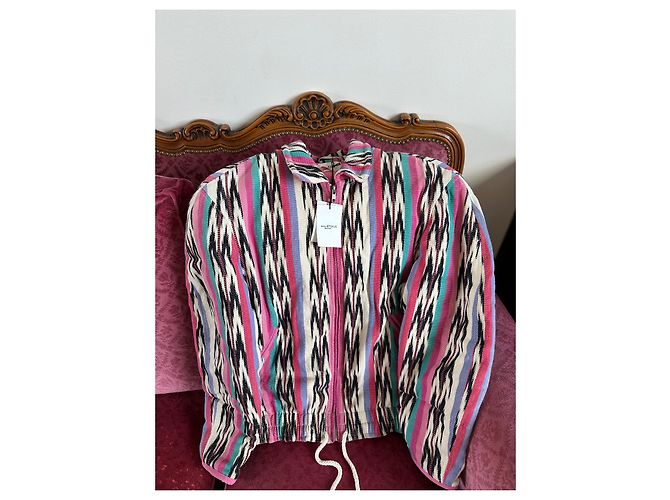 Giacca multicolore Isabel Marant Etoile Yaustei - vista 8