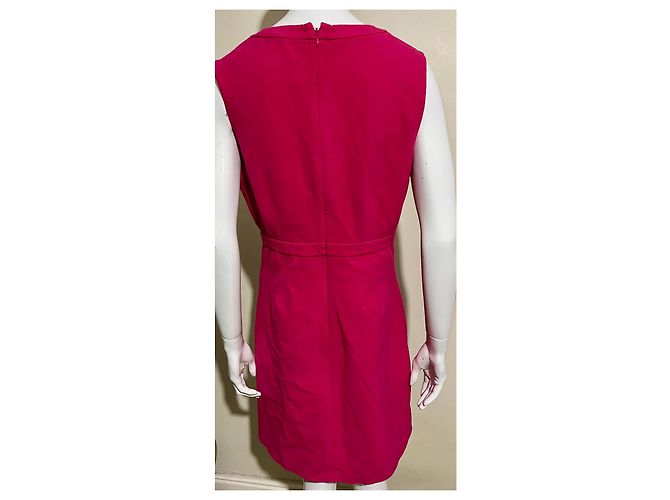 Diane Von Furstenberg DvF Fleur Jersey-Kleid in Fuchsia Fuschia - Ansicht 3
