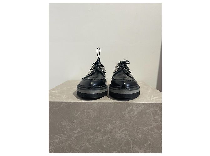 ALEXANDER MCQUEEN Mules e zoccoli T.EU 36.5 Pelle Nero - vista 2