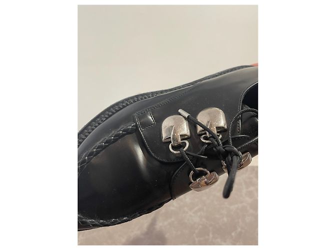 ALEXANDER MCQUEEN Mules e zoccoli T.EU 36.5 Pelle Nero - vista 6