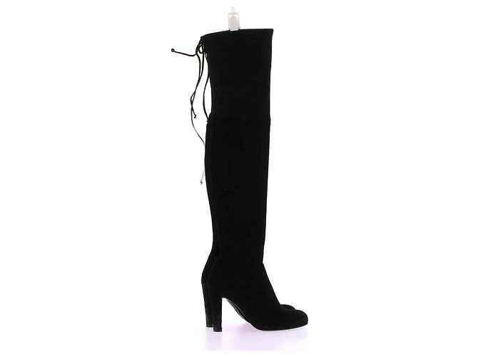 Botas Stuart Weitzman T.EU 37.5 Ante Negro - vista 3