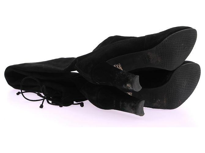 Botas Stuart Weitzman T.EU 37.5 Ante Negro - vista 7