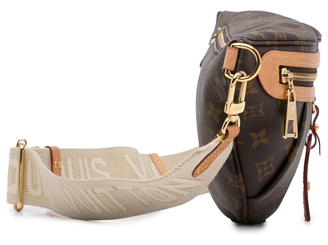 Louis Vuitton Brown Monogram High Rise Bumbag - view 3