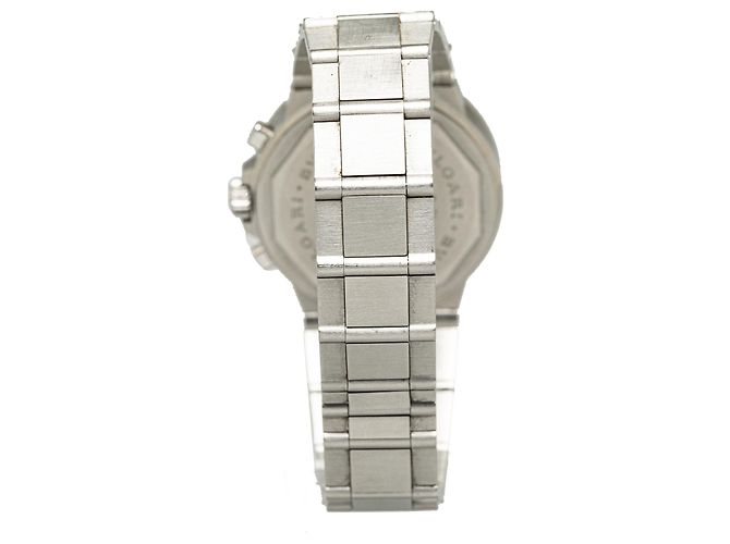 Bulgari Reloj Diagono automático plateado de acero inoxidable Bvlgari Plata - vista 4