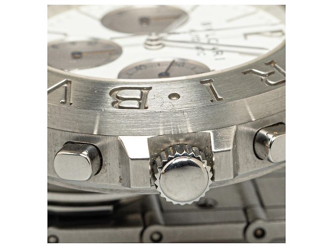 Bulgari Reloj Diagono automático plateado de acero inoxidable Bvlgari Plata - vista 6
