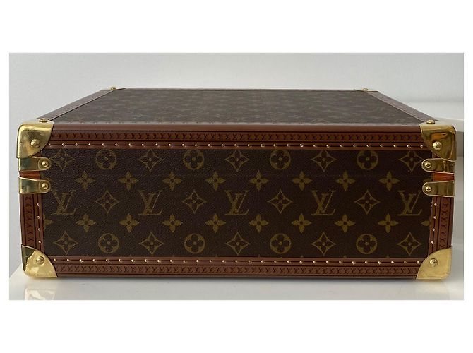 Louis Vuitton Valigia Cotteville 40 Marrone Tela - vista 4