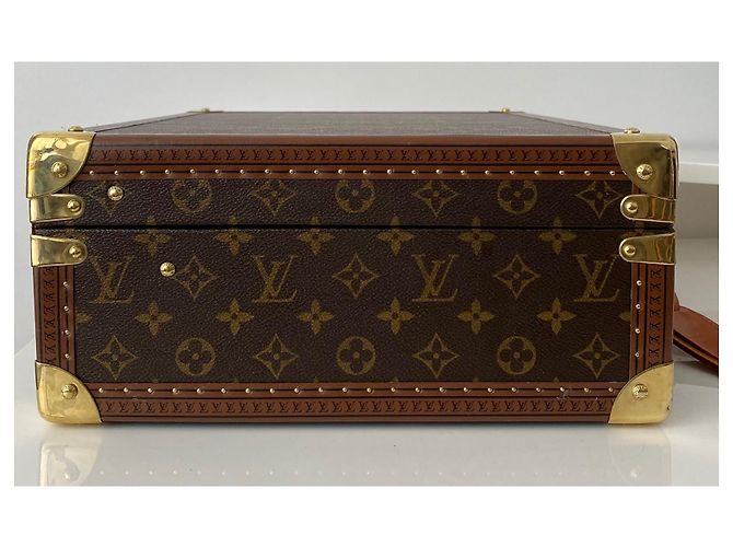 Louis Vuitton Valigia Cotteville 40 Marrone Tela - vista 5