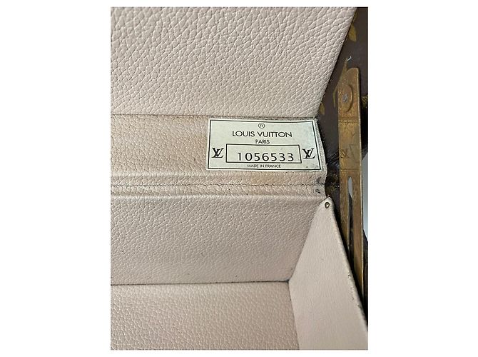 Louis Vuitton Valigia Cotteville 40 Marrone Tela - vista 7