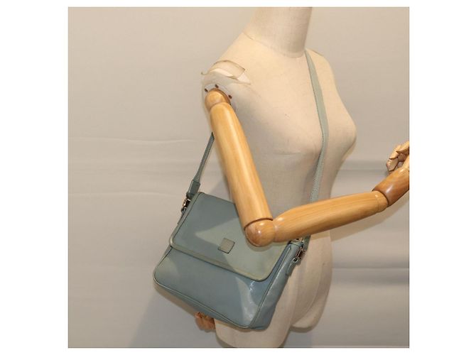 Borsa a tracolla con implementazione GUCCI GG Azzurro 297559 auth 70122 Blu chiaro - vista 20