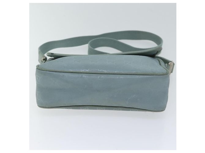 Borsa a tracolla con implementazione GUCCI GG Azzurro 297559 auth 70122 Blu chiaro - vista 5