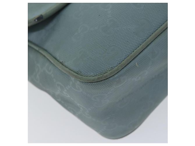 Borsa a tracolla con implementazione GUCCI GG Azzurro 297559 auth 70122 Blu chiaro - vista 9