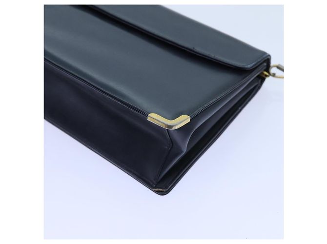 Christian Dior Borsa A Tracolla Pelle Nera Auth 70793 Nero - vista 16