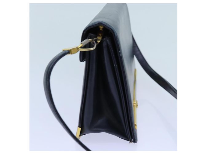 Christian Dior Borsa A Tracolla Pelle Nera Auth 70793 Nero - vista 5