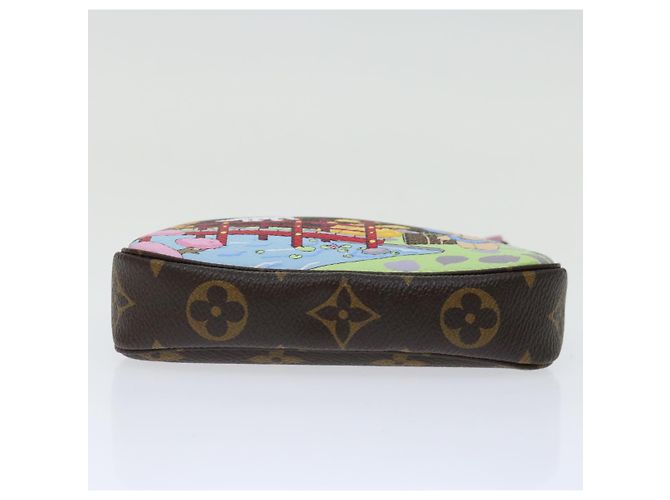 LOUIS VUITTON Monogram Vivienne Mini Pochette Pouch M45905 LV Auth 70308A - view 5