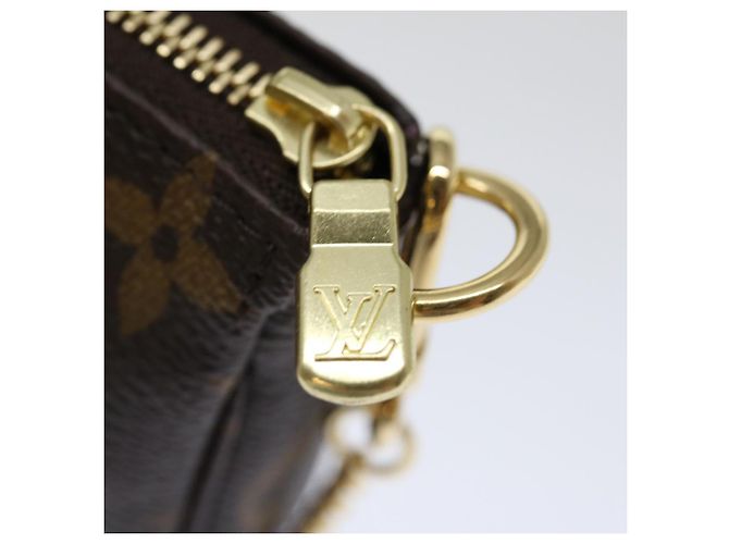 LOUIS VUITTON Monogram Vivienne Mini Pochette Pouch M45905 LV Auth 70308A - view 9