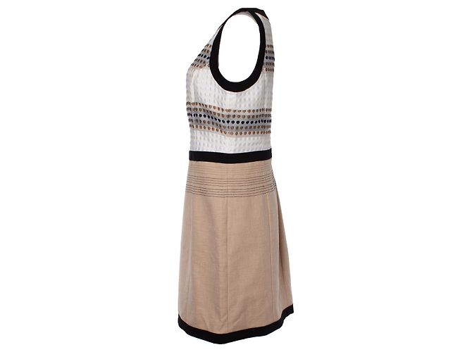 Autre Marque Caroline Biss, Sleeveless dress with dotted pattern Multiple colors - view 2