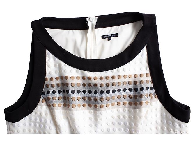 Autre Marque Caroline Biss, Sleeveless dress with dotted pattern Multiple colors - view 6