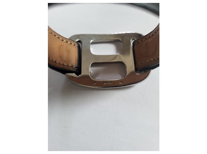 Hermès Pagoda Armband Leder Schwarz - Ansicht 7