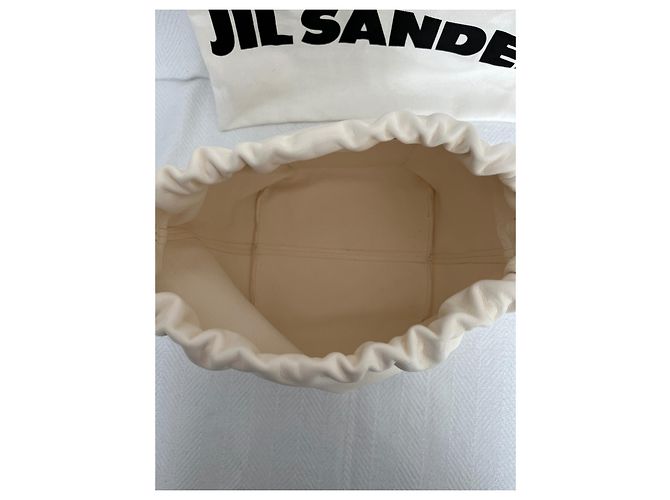 Jil Sander leather pouch cream - view 2