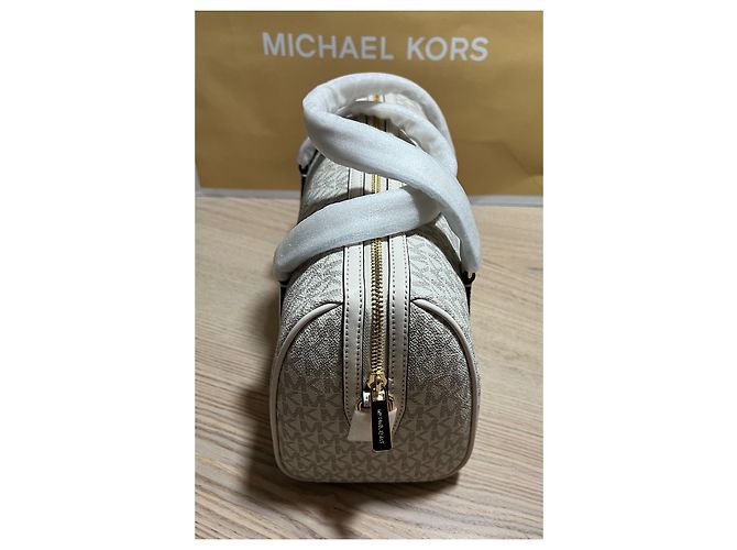 Borsa da viaggio Michael Kors Bianca Vaniglia Bianco - vista 2