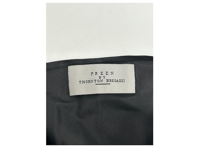 Preen By Thornton Bregazzi Vestidos Preen de Thornton Bregazzi T.International S Seda Negro - vista 5