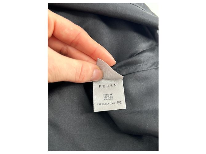 Preen By Thornton Bregazzi Vestidos Preen de Thornton Bregazzi T.International S Seda Negro - vista 6