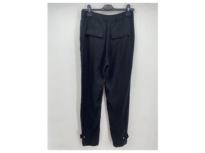 Pantalones Samsoe & Samsoe T.International S Lana Negro - vista 2