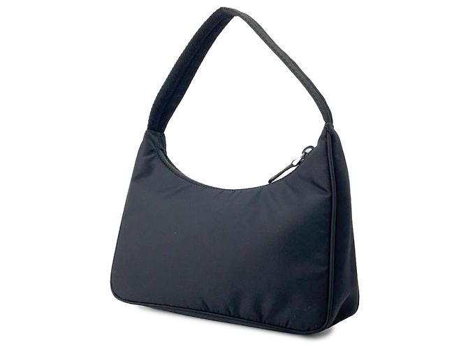 Riedizione Prada Tessuto Nero 2000 Shoulder Bag - vista 2