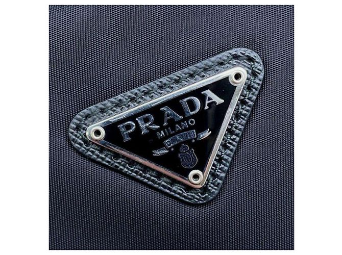 Riedizione Prada Tessuto Nero 2000 Shoulder Bag - vista 5