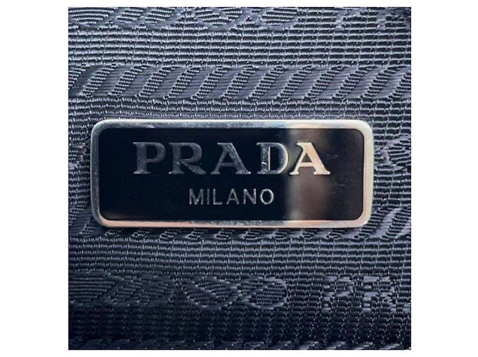Riedizione Prada Tessuto Nero 2000 Shoulder Bag - vista 6