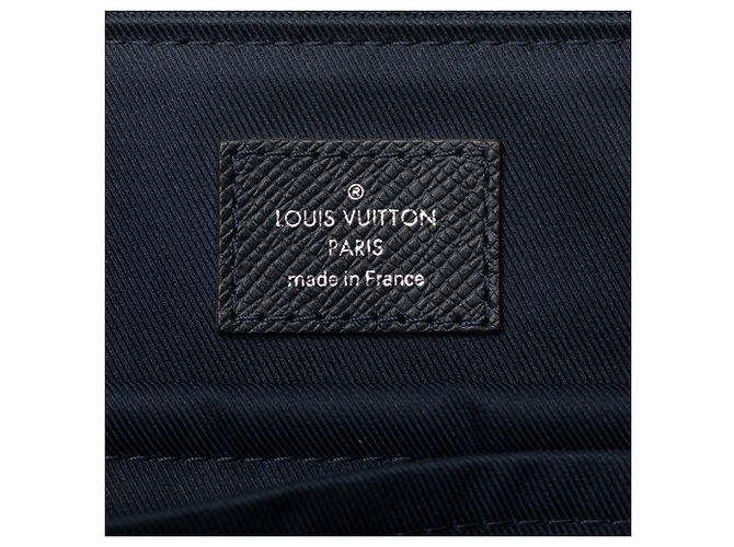 Louis Vuitton Blue Taiga Anton Soft Cartella Blu navy - vista 6